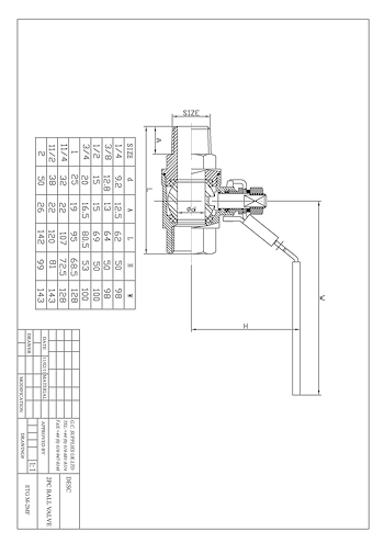 PDF For 2-Pce Full Bore Lever Operated Ball Valve
