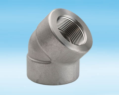 High Pressure Stainless Steel 45 Degree Elbow  316L