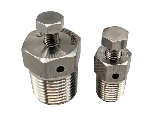 Stainless Steel Manual Vent Plugs